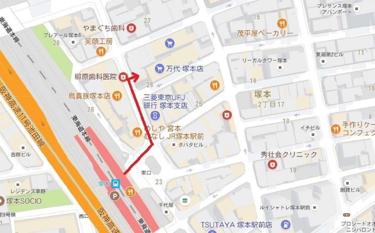 Abc Osaka Leilighet Eksteriør bilde